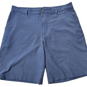 Izod Golf Navy Blue Flat Front Athletic Shorts Mens size 36